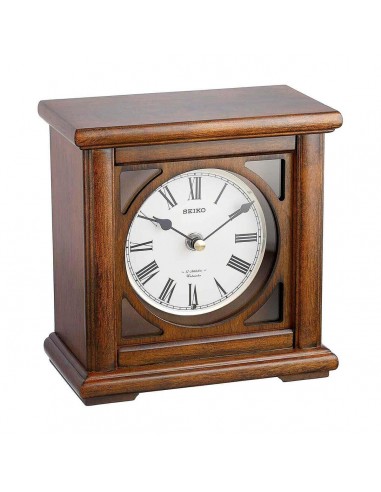 Seiko Mantel Clock - Austen Music and Chime Brown Wooden | QXW237BLH à prix réduit toute l'année