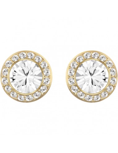 Swarovski Women's Pierced Earrings - Angelic Gold-Plated | 1081941 pas cher 