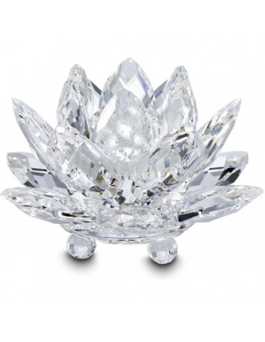 Swarovski Candle Holder - Waterlily Clear Crystal | 5084103 acheter