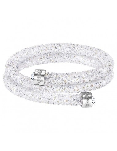 Swarovski Women's Double Bangle Bracelet - Crystaldust, White | 5237754 Dans la société mordern