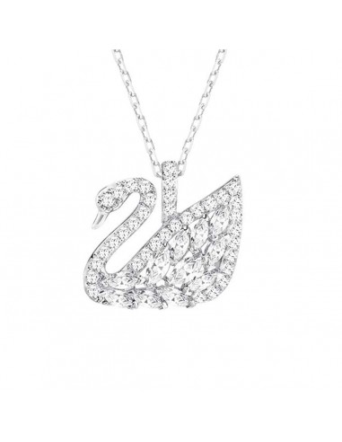 Swarovski Women's Pendant - Rhodium Plated Swan Lake | 5296469 plus qu'un jeu 