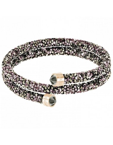 Swarovski Women's Double Bangle Bracelet - Crystaldust, Rose | 5348102 brillant des détails fins