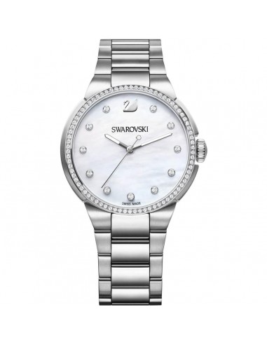 Swarovski Women's Crystal Watch - City Mother of Pearl Dial Bracelet | 5181635 en ligne