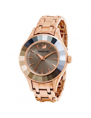 Swarovski Women's Crystal Watch - Alegria Grey Dial Rose Gold Tone Bracelet | 5188842 les ctes