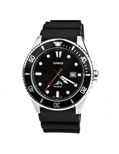 Casio Men's Sports Black Dial Black Resin Strap Dive Watch | MDV106-1A store