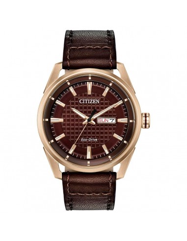 Citizen Men's Eco Drive Watch - Drive Brown Dial Leather Strap | AW0083-08X prix