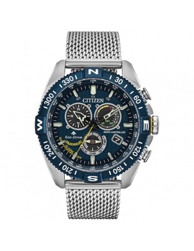 Citizen Men's Eco Drive Watch - Promaster Navihawk Alarm Mesh Bracelet | CB5848-57L Les magasins à Paris