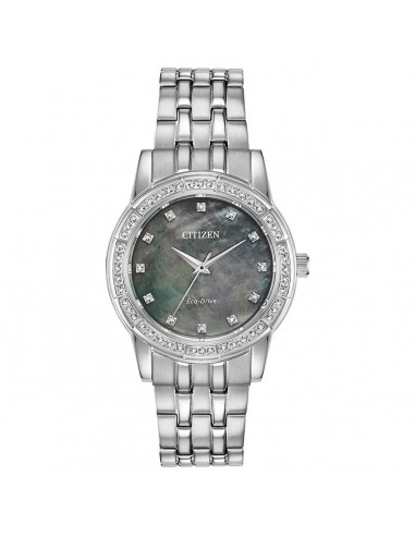 Citizen Women's Eco Drive Watch - Silhouette Crystal MOP Dial Bracelet | EM0768-54E hantent personnes