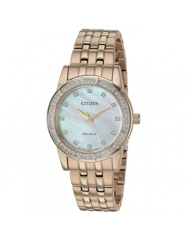 Citizen Women's Eco Drive Watch - Silhouette Crystal Rose Gold Bracelet | EM0770-52Y commande en ligne