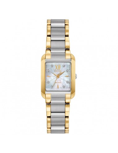 Citizen Women's Eco Drive Watch - Bianca MOP Dial Two Tone Bracelet | EW5554-58D Faites des économies