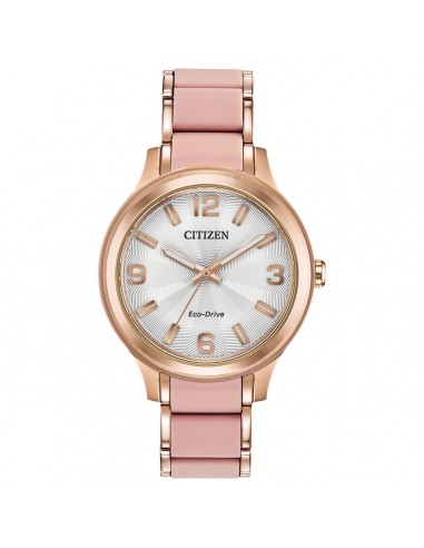 Citizen Women's Eco Drive Watch - Drive Silver Tone Dial Two Tone Bracelet | FE7073-54A ou a consommer sur place