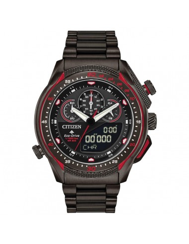 Citizen Men's Eco Drive Watch - Promaster SST Black Steel Bracelet | JW0137-51E les muscles