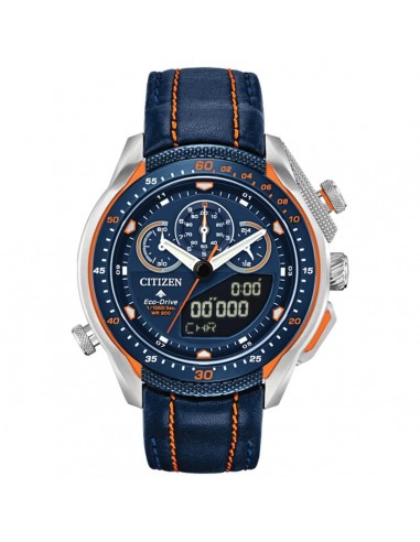 Citizen Men's Eco Drive Watch - Promaster SST Orange and Blue Strap | JW0139-05L Faites des économies