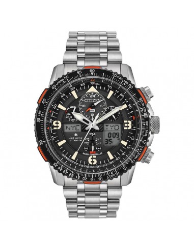 Citizen Men's Eco Drive Watch - Promaster Skyhawk A-T Silver Tone Bracelet | JY8108-53E en ligne des produits 