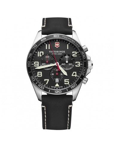 Victorinox Swiss Army Men's Chrono Watch - Fieldforce Black Dial Strap | 241852 50% de réduction en Octobre 2024